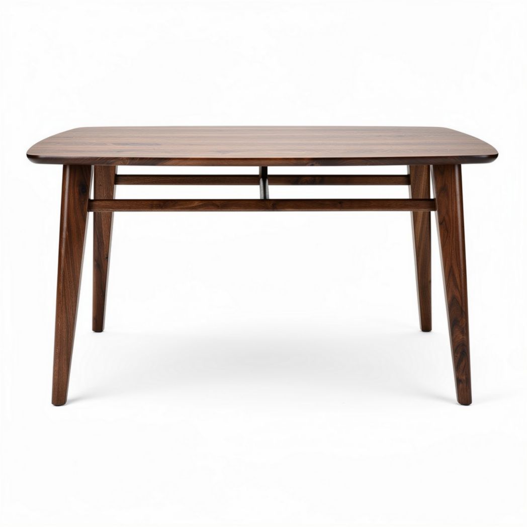 Esstisch aus Nussbaumholz 150 x 75 x 75cm für Esszimmer und Küche